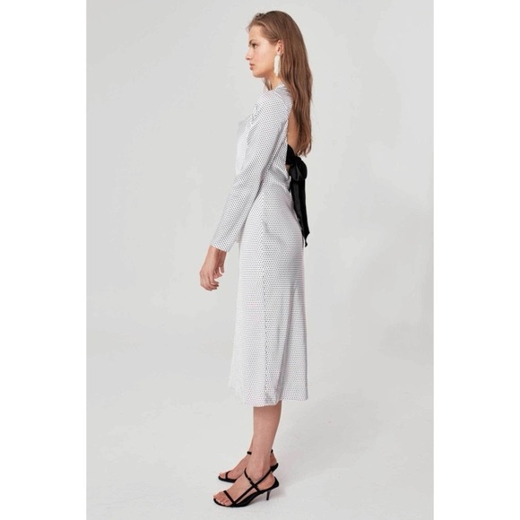 ▪️NWT C/MEO Collective Time Flew Dress In Ivory Spot - Picture 2 of 6